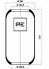 PE Automotive 084.071-70A Boot, air suspension